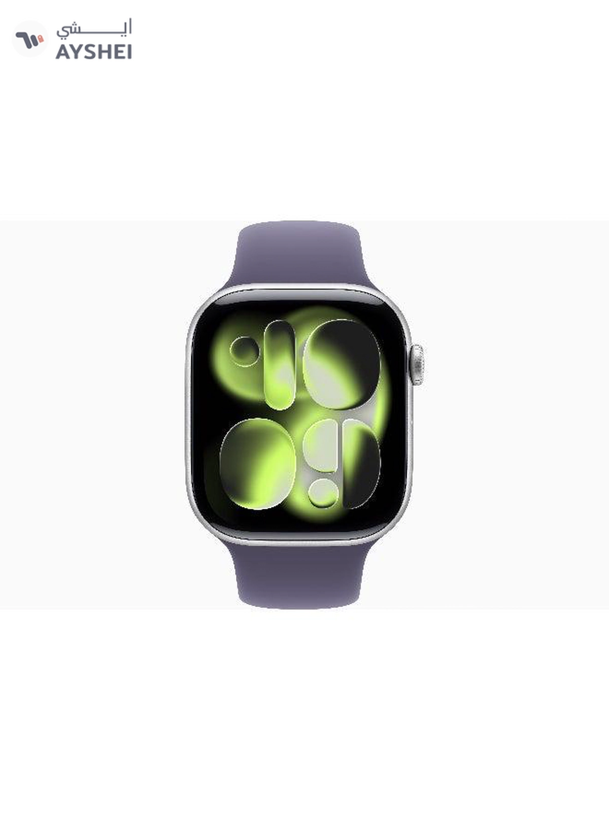Apple Watch Series 11 GPS 46mm (International Version) Silver Aluminium Case With Purple Fog Sport Band - M/L-1-1