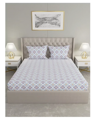 Raymond Home King Flat Sheet Super Soft 120 TC Pure Cotton -1