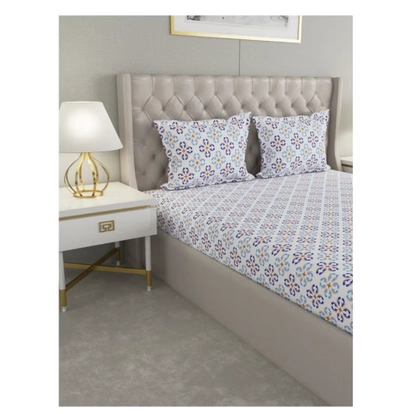 Raymond Home King Flat Sheet Super Soft 120 TC Pure Cotton -2