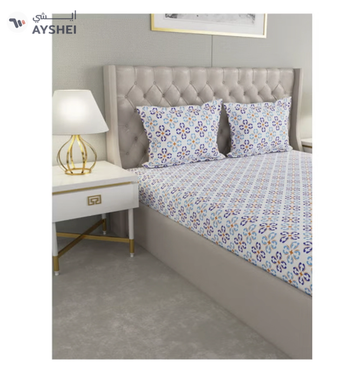 Raymond Home King Flat Sheet Super Soft 120 TC Pure Cotton -2-2