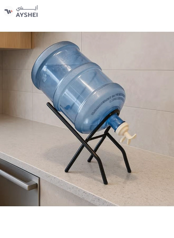 ALMUFARREJ Foldable Water Dispenser Bottle Stand Black 40x34cm
