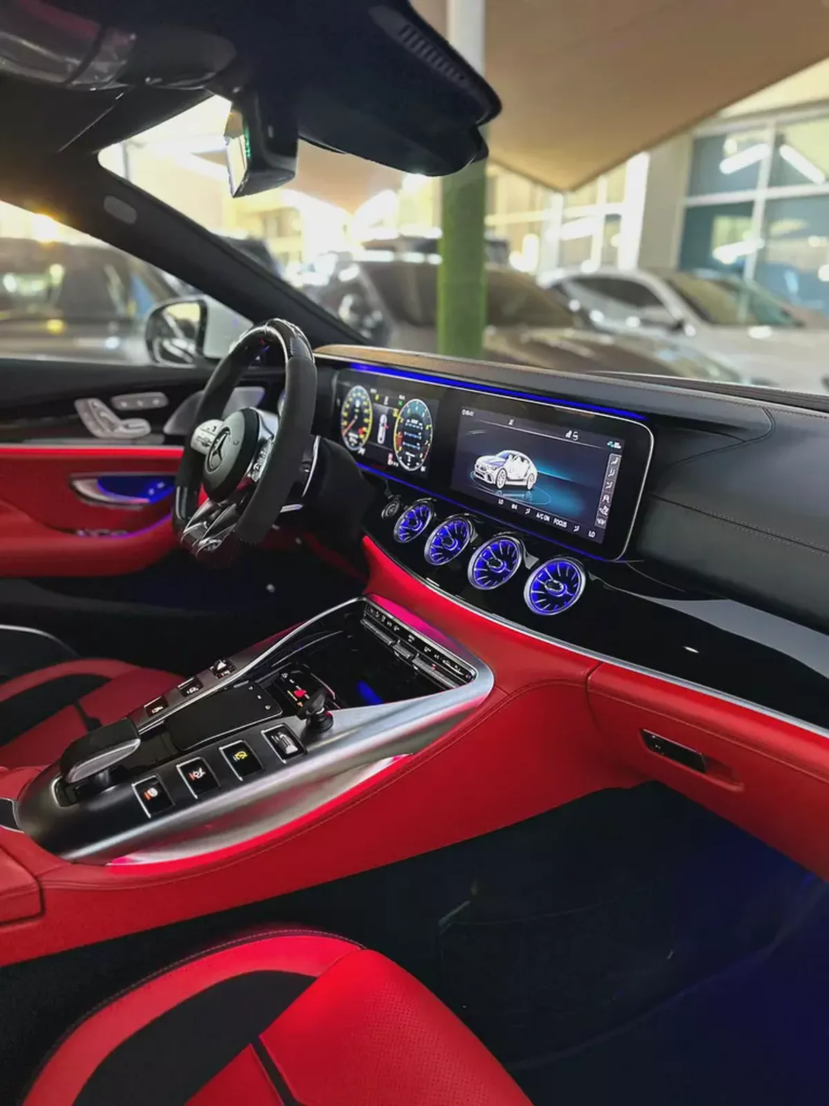 MERCEDES BENZ AMG GT63S 2019 GCC FULL OPTION ORIGINAL PAINT PERFECT CONDITION-7-7