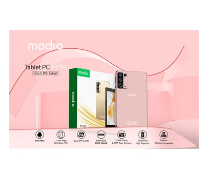 Modio M792 7 Inch High Definition Display 5G Tablet, 6Gb Ram 256Gb Gold-3