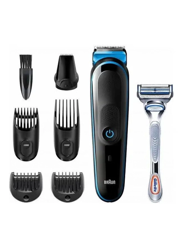 BRAUN All In One Hair Trimmer Personal Care MGK3242 Black/Blue