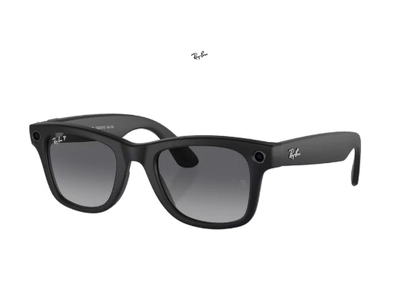 Meta RAY-BAN | META WAYFARER Matte Black Frame Graphite Lenses Polar Gradient Graphite-0
