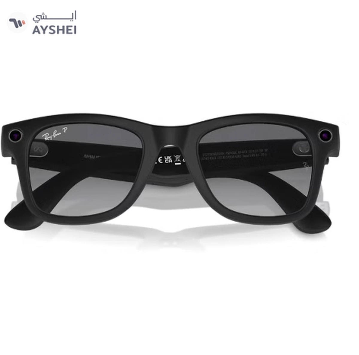 Meta RAY-BAN | META WAYFARER Matte Black Frame Graphite Lenses Polar Gradient Graphite-4-4