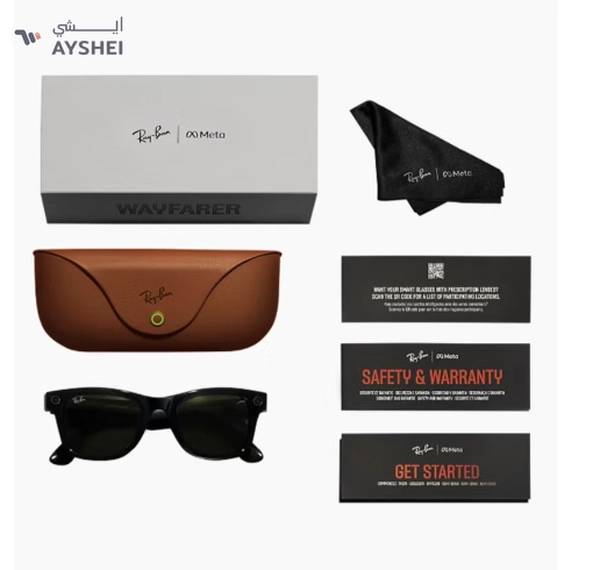 Meta RAY-BAN | META WAYFARER Matte Black Frame Graphite Lenses Polar Gradient Graphite