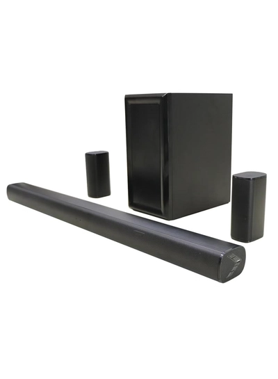 JVC 5.1Ch Soundbar With Wireless Subwoofer Home Theatre-3600W PMPO With Bluetooth, USB, SD Card Compatible TH-N430B Black-0