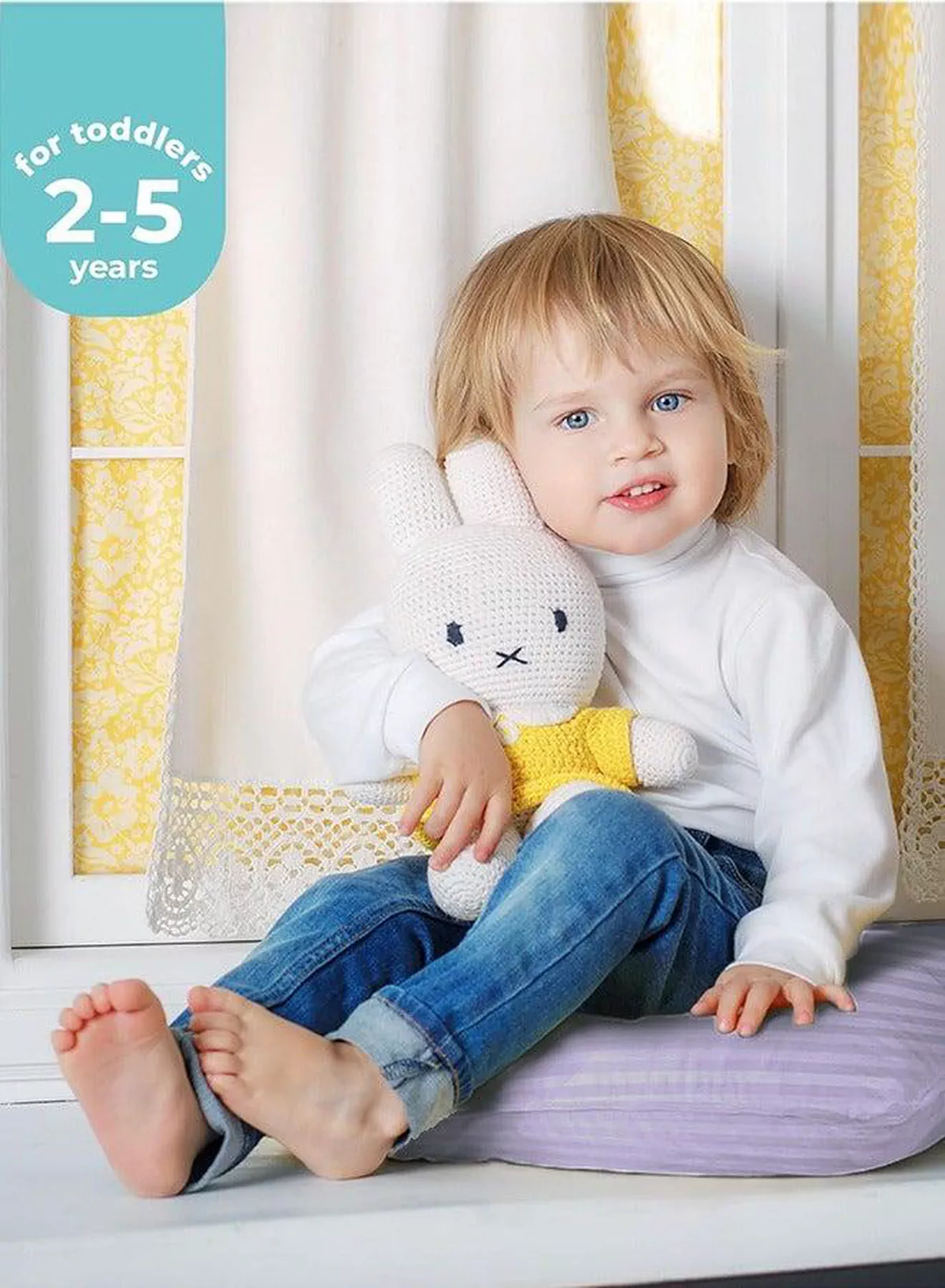 Toddler Baby Sleeping Pillows, Soft Cotton Blend Cover with Polyester Filling, Perfect for Home & Hotel Rooms, Pack of 2 in Elegant Lilac Color-4-4