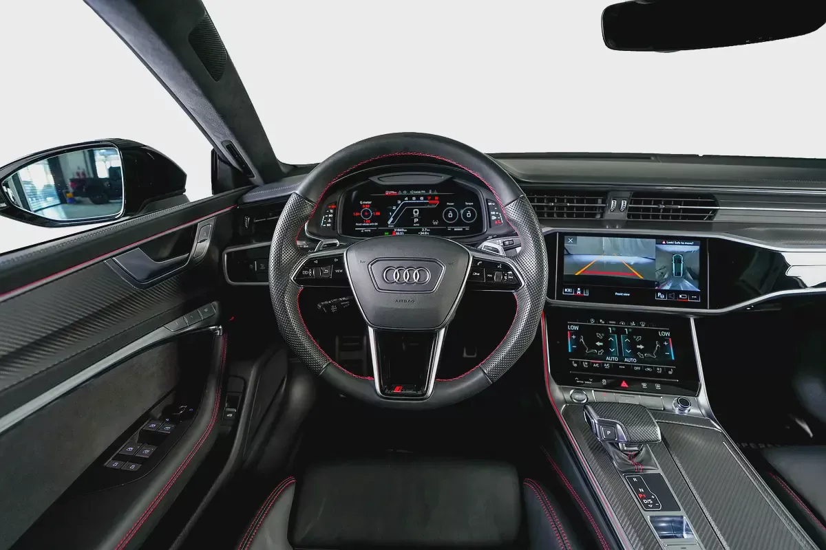 Audi RS7-Carbon Fiber Package-Audi Ceramic Braking System-Red Calipers-Premium Leather Interior-15-15