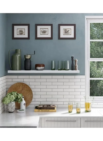DubaiGallery 1 Pcs Floating Shelves, Wall Mount Bathroom Wooden Shelves, Thick Industrial Kitchen Wooden Shelf-2