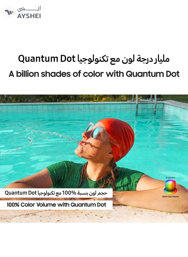 Smart TV, QLED, Q70D, 65 Inch, 2024, 100% Color Volume with Quantum Dot, 4K AI Upscaling, Tizen OS, Motion Xcelerator 100hz QA65Q70DAUXZN Titan Gray