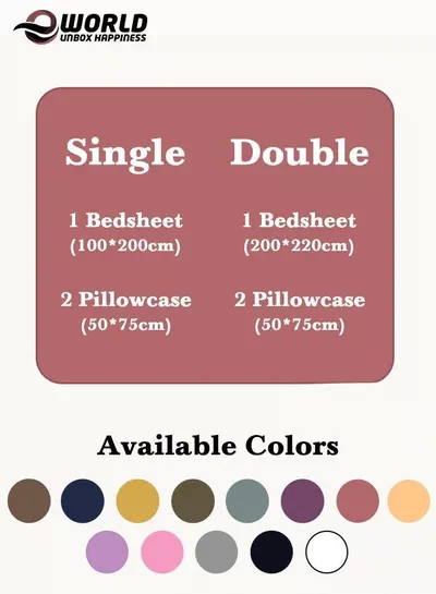 3 Piece Luxury Maroon Striped Bed Sheet Set with 1 Deep Pocket Fitted Sheet and 2 Pillowcases for Hotel and Home Crafted from Ultra Soft and Breathable Microfiber for Year-Round Comfort, (Single/Double)-1
