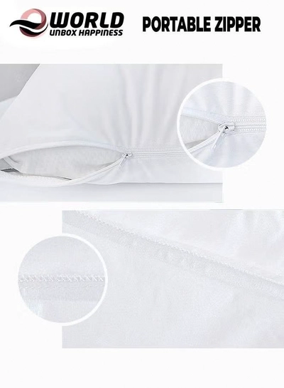 Eworld Waterproof White Body Pillow Protectors-1