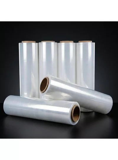 YJ-1015 3KG Stretch Packaging Film, Transparent Heavy Duty Cling Wrap Roll for Secure Wrapping and Protection, Flexible Plastic Film Suitable for Moving, Shipping, Storage, Warehouse Packing, Boxes and Household Items-0