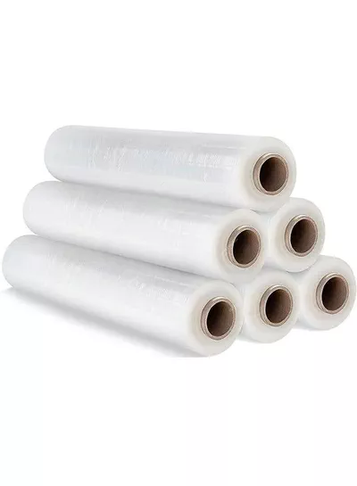 YJ-1015 3KG Stretch Packaging Film, Transparent Heavy Duty Cling Wrap Roll for Secure Wrapping and Protection, Flexible Plastic Film Suitable for Moving, Shipping, Storage, Warehouse Packing, Boxes and Household Items-4