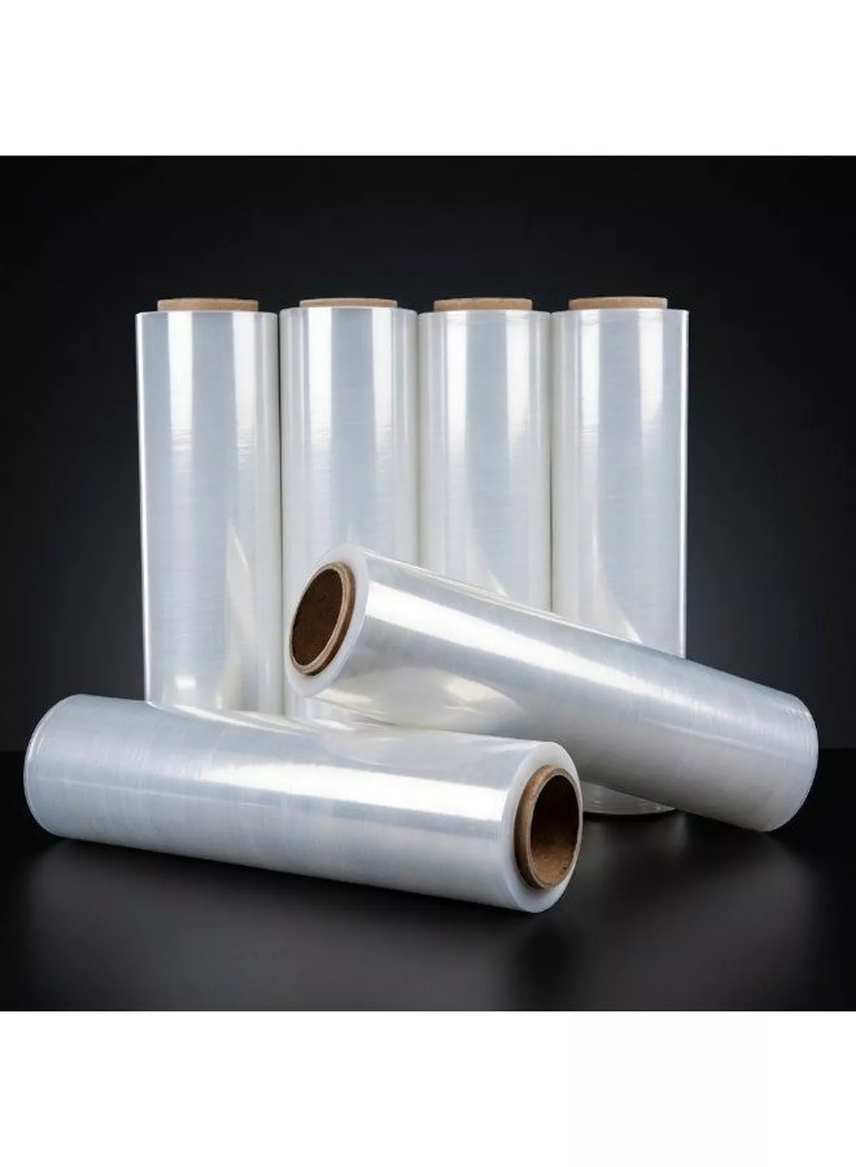 YJ-1015 3KG Stretch Packaging Film, Transparent Heavy Duty Cling Wrap Roll for Secure Wrapping and Protection, Flexible Plastic Film Suitable for Moving, Shipping, Storage, Warehouse Packing, Boxes and Household Items
