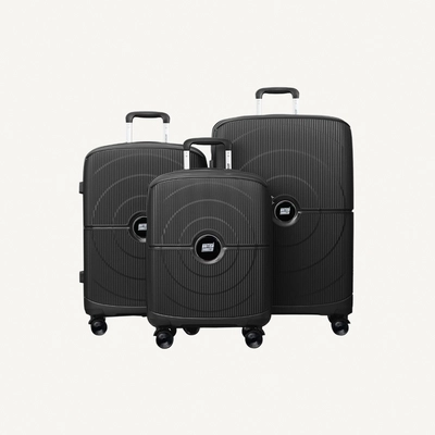Polypropylene Hardshell Luggage Set 3-Piece Spinner – TSA Approved Lock |Lightweight & Durable 20/24/28 Inch (Small, Medium, Large) – Black-0