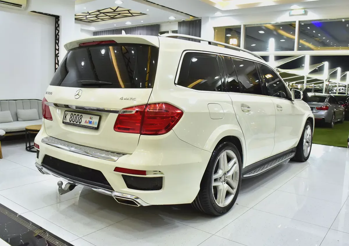 EXCELLENT DEAL for our Mercedes Benz GL500 4Matic ( 2013 Model ) in White Color GCC Specs-5-5