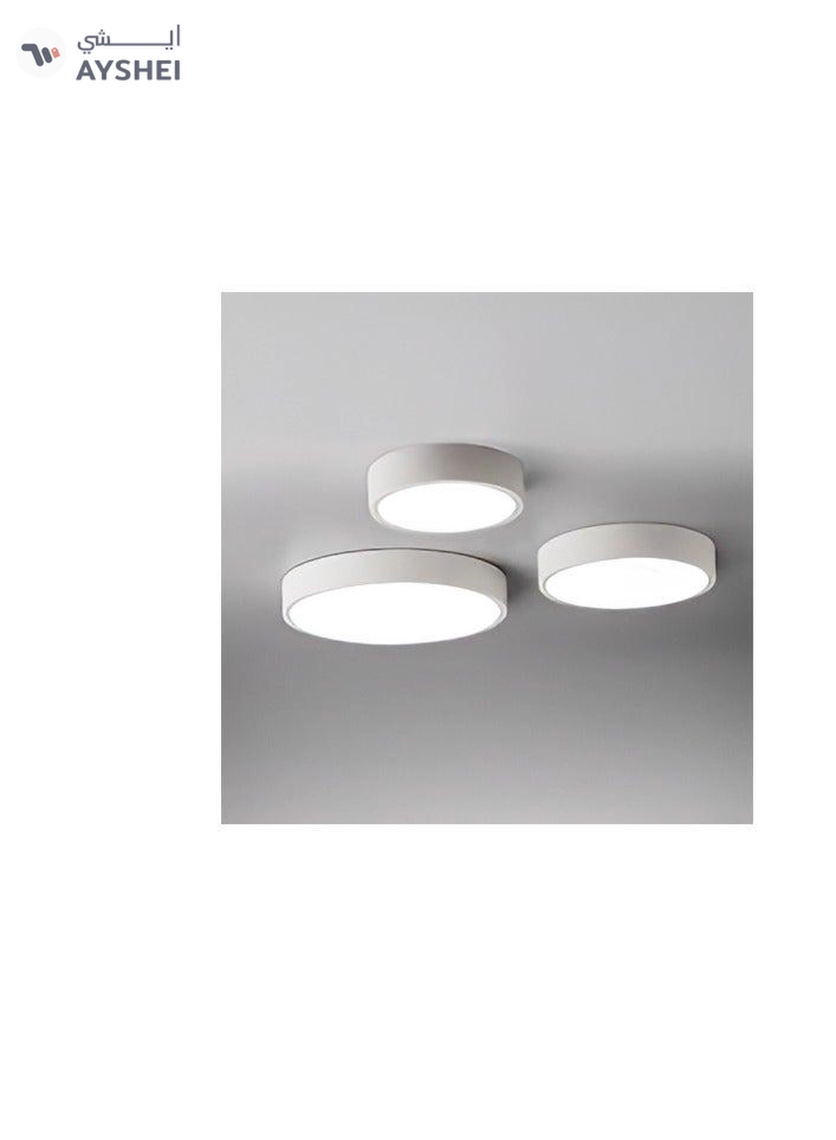 Other Manufacturer Round Panel Slim LED Ceiling Light 18W-3-3