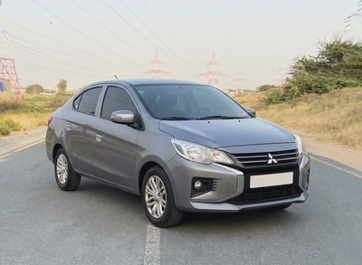 AED 412 Monthly - 0 Down Payment | Attrage GLX 2022 | GCC Specs | 1.2L 3-Cyl engine-0