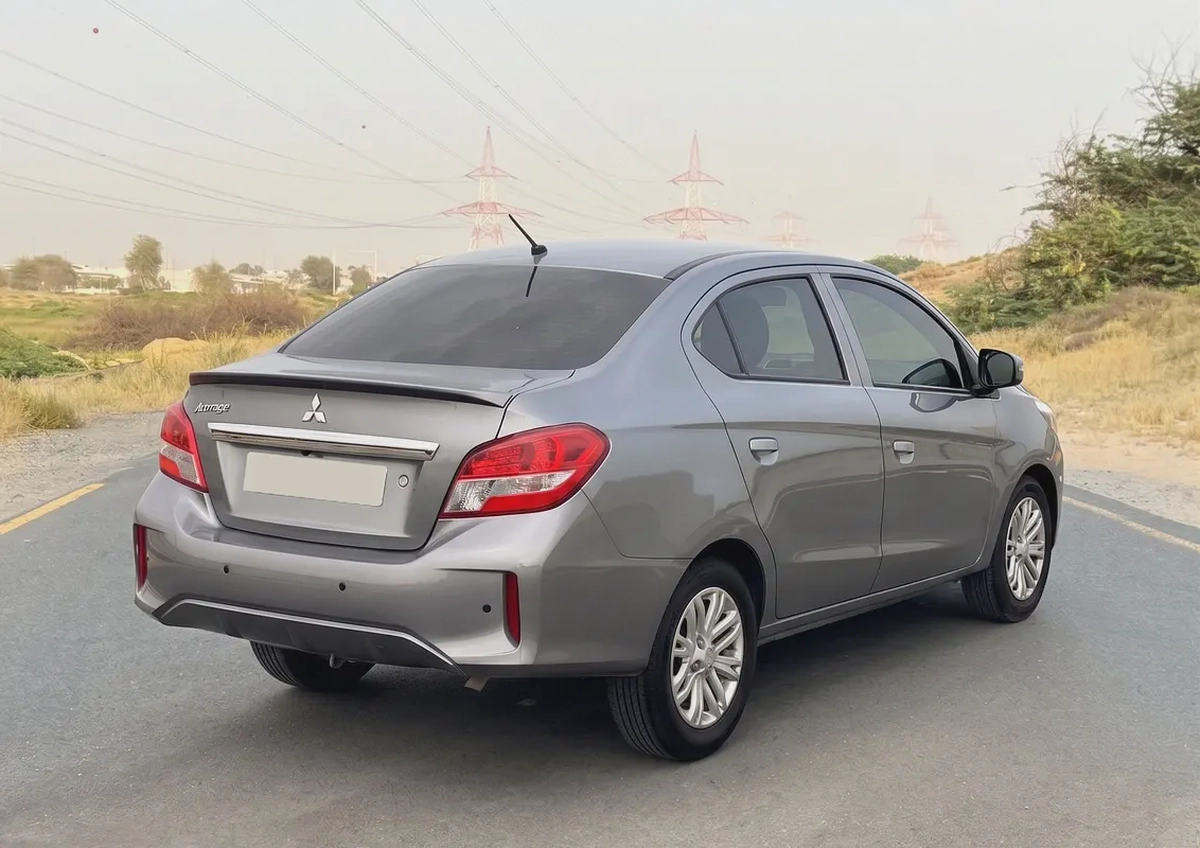 AED 412 Monthly - 0 Down Payment | Attrage GLX 2022 | GCC Specs | 1.2L 3-Cyl engine-4-4