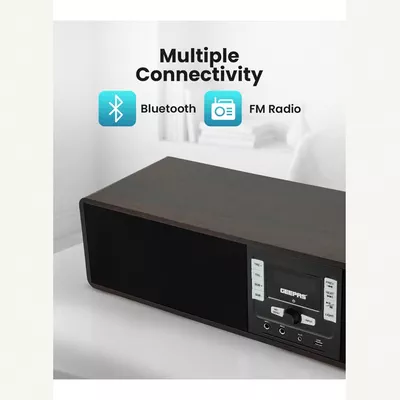 GEEPAS Wireless Sound Bar Speaker 200W Bluetooth, AUX IN, USB, Dual MIC Input and FM Radio-4