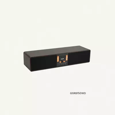 GEEPAS Wireless Sound Bar Speaker 200W Bluetooth, AUX IN, USB, Dual MIC Input and FM Radio-0