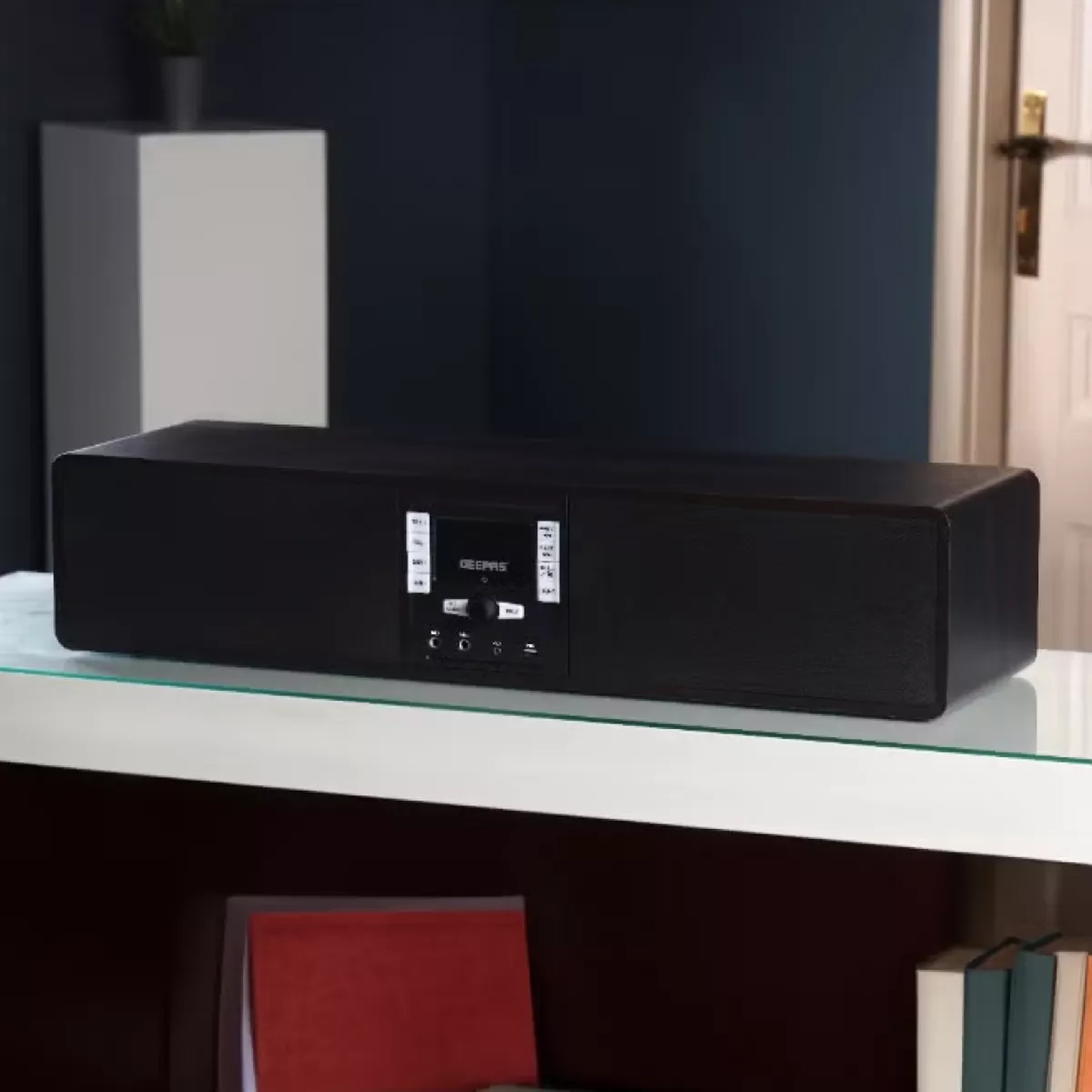 GEEPAS Wireless Sound Bar Speaker 200W Bluetooth, AUX IN, USB, Dual MIC Input and FM Radio-2-2