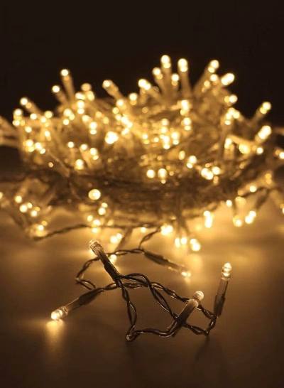 JIHAM Battery Operated Ramadan Light Curtain Light 50 LED 7 Meter Fairy Light Ramadan Decoration Light Warm White-4