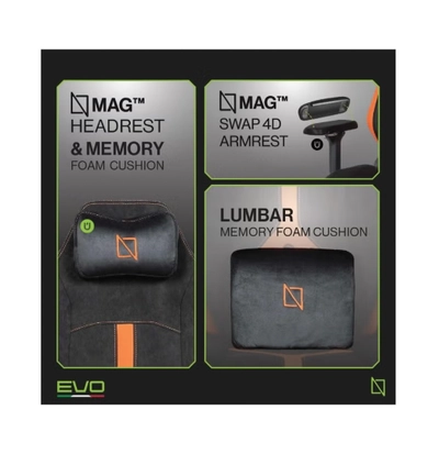 NAVODESK APEX PRO EVO SERIES High Back Computer Gaming Chair with Magnetic Swappable-1