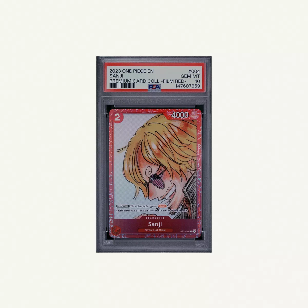 2023 Sanji #004 from the One Piece Premium Card Collection-0-0