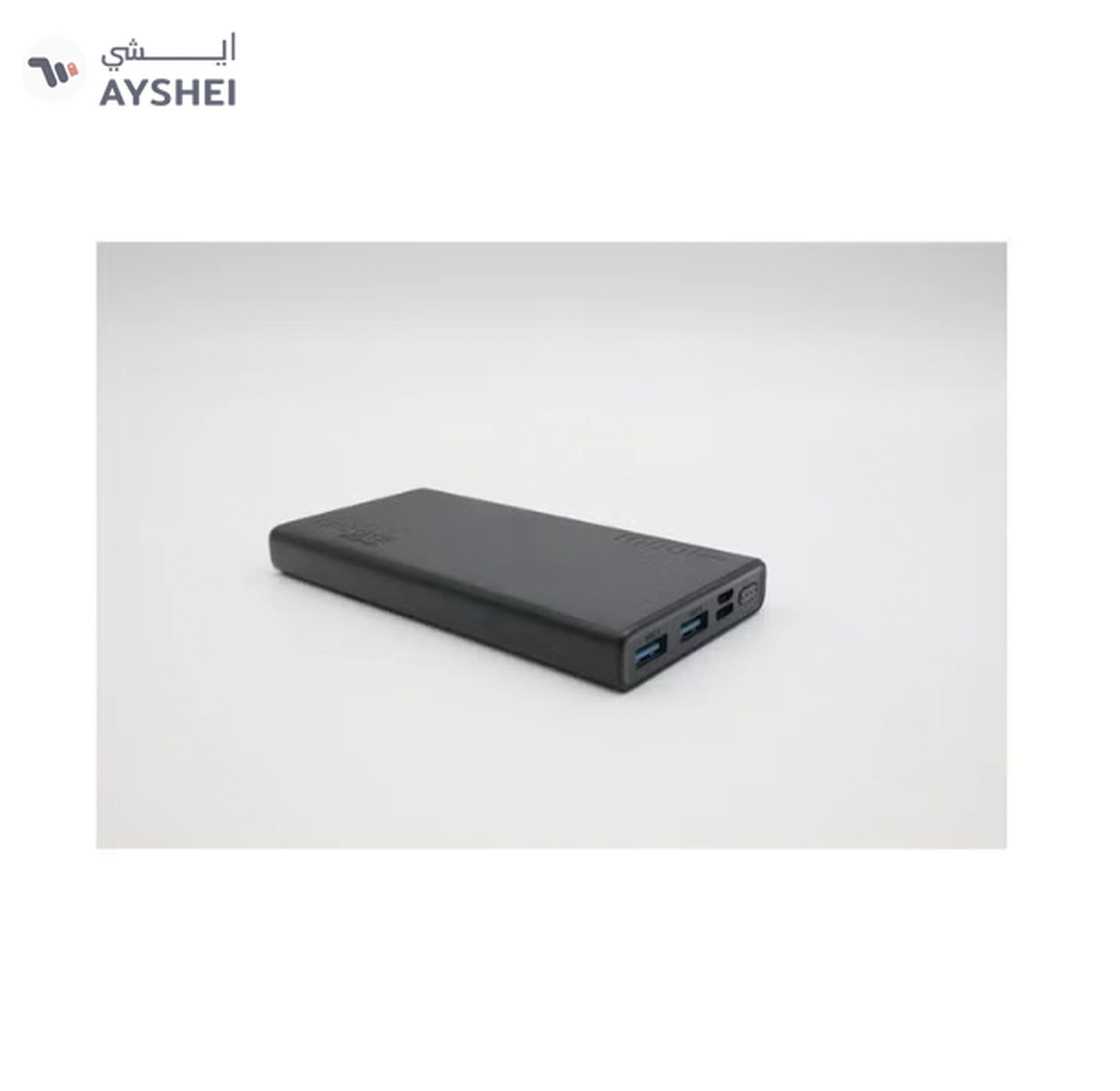 PROMATE 10000.0 mAh Compact Smart Charging Power Bank with Dual USB Output Black-3-3
