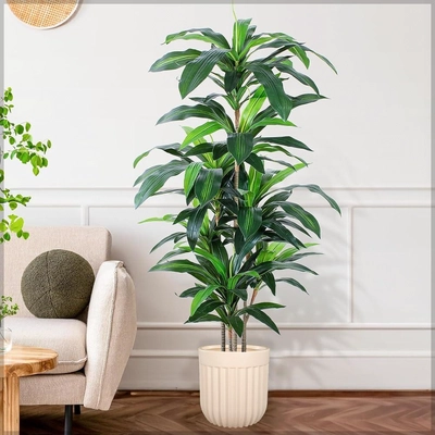 YATAI Decor Plastic Cylindrical Shape Plant Pot For Indoor Plastic Pots For Plants Vase-2