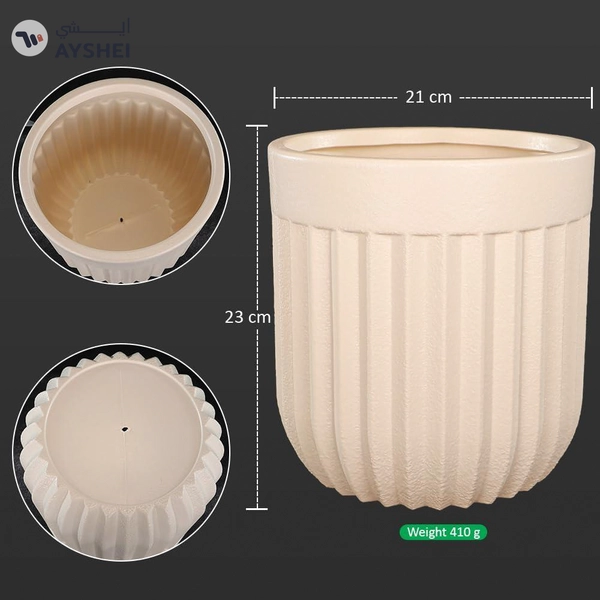 YATAI Decor Plastic Cylindrical Shape Plant Pot For Indoor Plastic Pots For Plants Vase