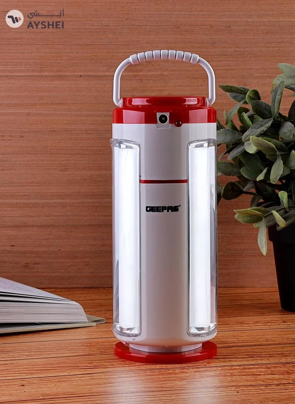GEEPAS Rechargeable LED Lantern 10W - 54 Super Bright LEDs, 7 Hours Working | Ideal for Camping Hiking & Emergency Use | Dimmer function