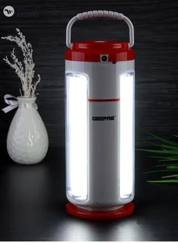 GEEPAS Rechargeable LED Lantern 10W - 54 Super Bright LEDs, 7 Hours Working | Ideal for Camping Hiking & Emergency Use | Dimmer function