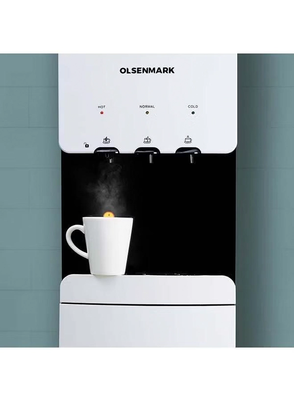 Olsenmark Hot and Cold Water Dispenser Refrigerator OMWD1629 White