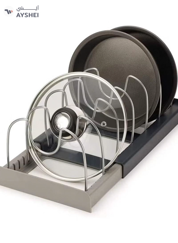 Eworld 7 Tiers Adjustable Stainless Steel Compartments Holder with 2 DIY Methods
