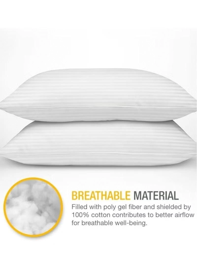 Eworld 3-piece Bedding Set Includes 2 Premium Bed Pillows & 1 Full-Body Pillow for Adults-3