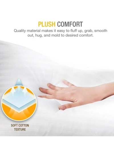 Eworld 3-piece Bedding Set Includes 2 Premium Bed Pillows & 1 Full-Body Pillow for Adults-4