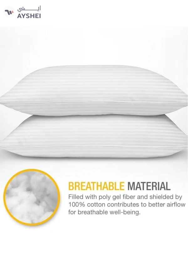 Eworld 3-piece Bedding Set Includes 2 Premium Bed Pillows & 1 Full-Body Pillow for Adults