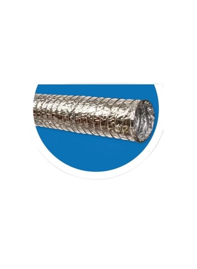 ABBASALI Flexible Duct Non-Insulated 4"-3