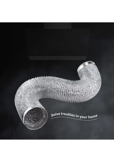 ABBASALI Flexible Duct Non-Insulated 4"-2