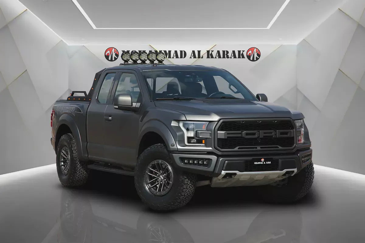 FORD RAPTOR F150 - 2019 - GCC - FULLY LOADED -GREY MATTE - AMAZING CONDITION-1-1