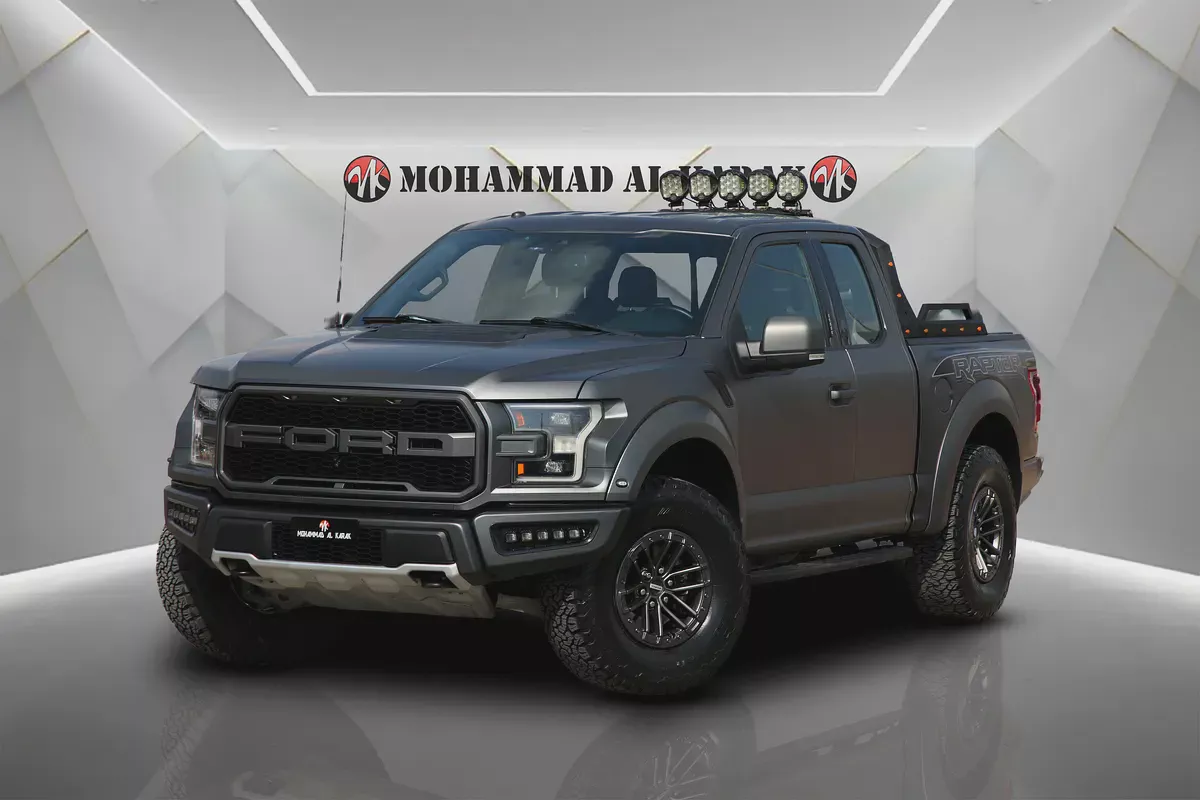 FORD RAPTOR F150 - 2019 - GCC - FULLY LOADED -GREY MATTE - AMAZING CONDITION-2-2