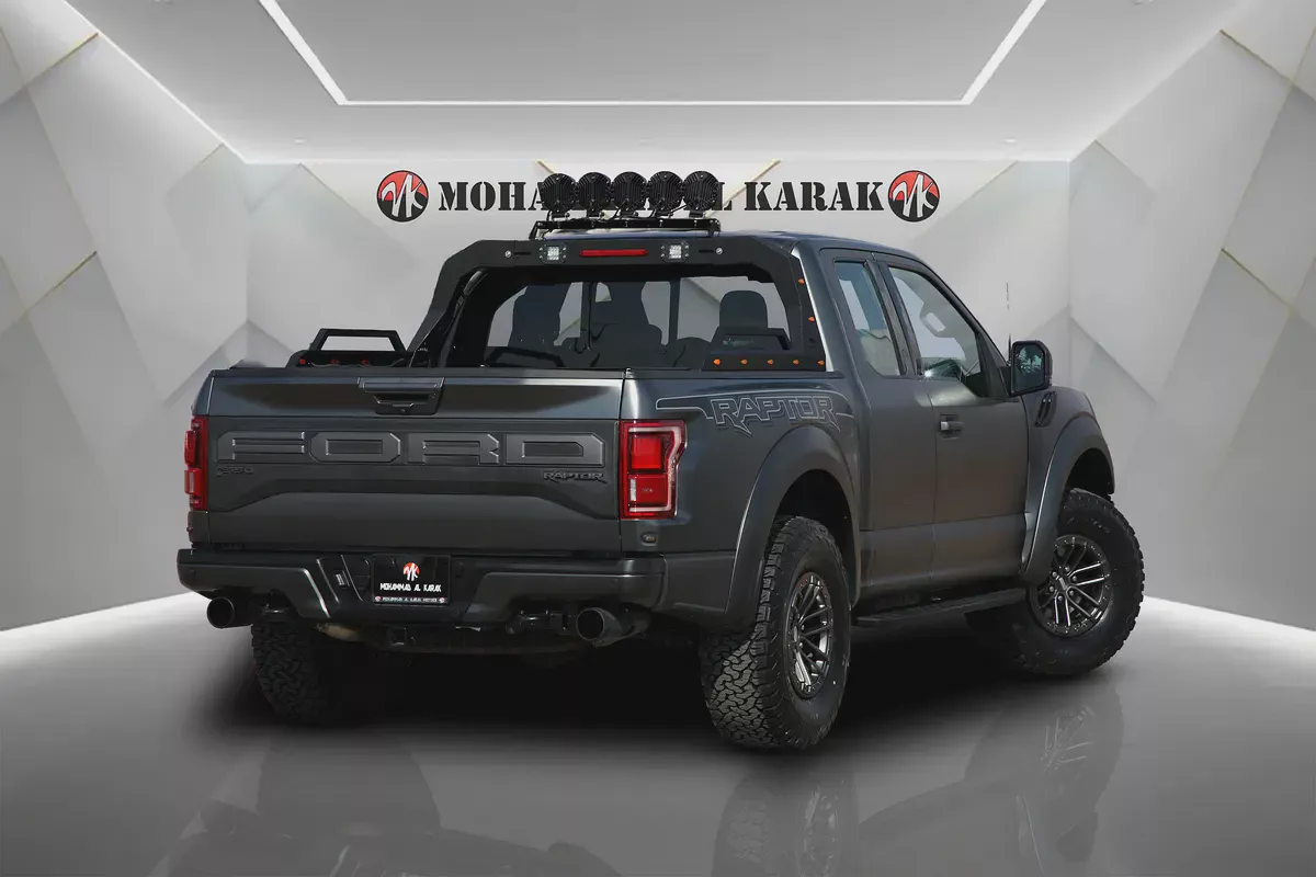FORD RAPTOR F150 - 2019 - GCC - FULLY LOADED -GREY MATTE - AMAZING CONDITION-5-5