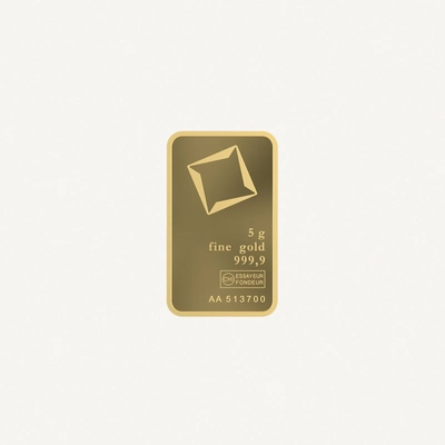 Valcambi Suisse 5g 24K (999.9) Pure Minted Gold Bar-1
