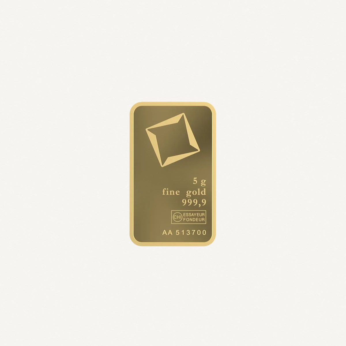 Valcambi Suisse 5g 24K (999.9) Pure Minted Gold Bar-1-1