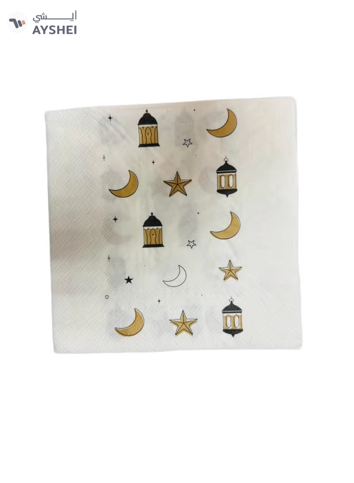 Generic Ramadan Napkin White - set of 20-1-1